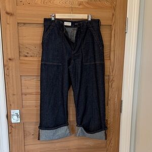 Pilcro Women’s Deep Indigo Relaxed Jeans